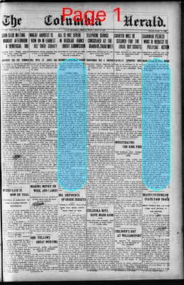 Page thumbnail for The Columbia Herald