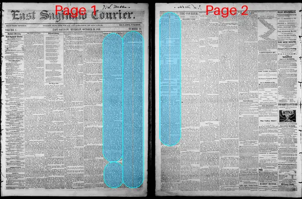 Page thumbnail for East Saginaw Courier