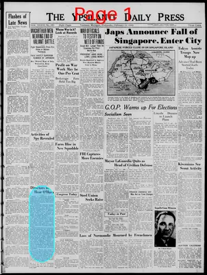 Page thumbnail for The Ypsilanti Daily Press