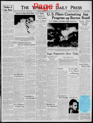Page thumbnail for The Ypsilanti Daily Press