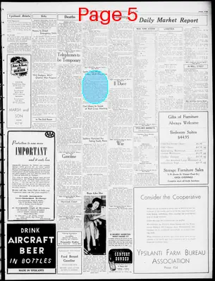 Page thumbnail for The Ypsilanti Daily Press