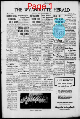 Page thumbnail for The Wyandotte Herald