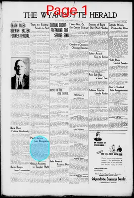 Page thumbnail for The Wyandotte Herald