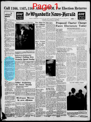 Page thumbnail for The Wyandotte News Herald