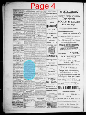 Page thumbnail for Custer Chronicle