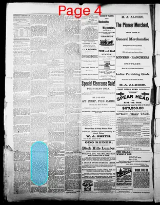 Page thumbnail for Custer Weekly Chronicle