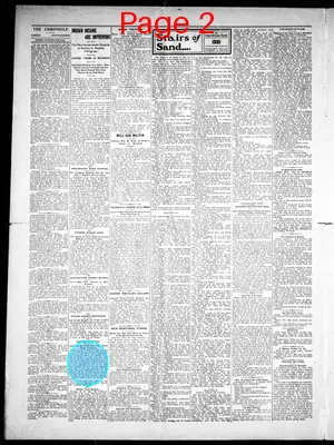 Page thumbnail for Custer Weekly Chronicle