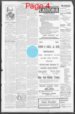 Page thumbnail for Bennington Semi Weekly Banner