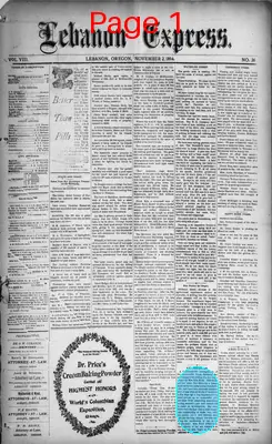 Page thumbnail for The Lebanon Express