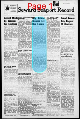 Page thumbnail for Seward Seaport Record