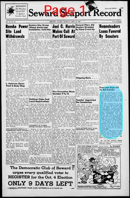 Page thumbnail for Seward Seaport Record