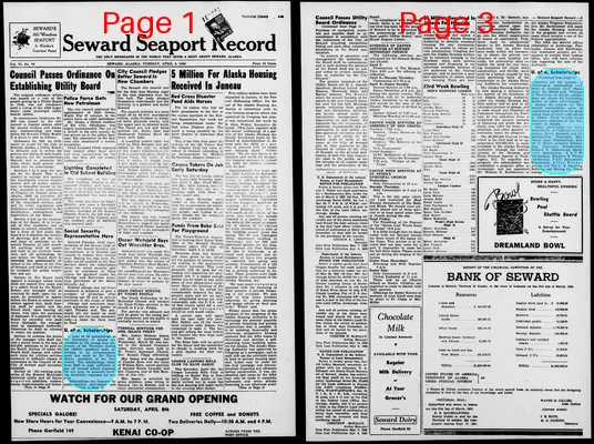 Page thumbnail for Seward Seaport Record