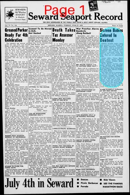 Page thumbnail for Seward Seaport Record