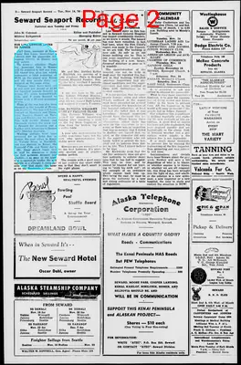 Page thumbnail for Seward Seaport Record