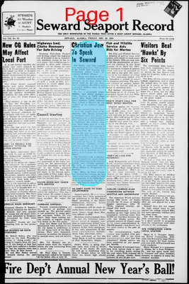 Page thumbnail for Seward Seaport Record