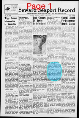 Page thumbnail for Seward Seaport Record