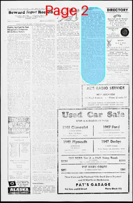 Page thumbnail for Seward Seaport Record