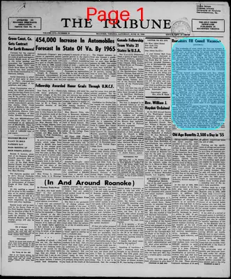 Page thumbnail for The Tribune