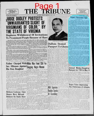 Page thumbnail for The Tribune