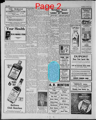 Page thumbnail for The Tribune