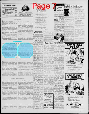 Page thumbnail for The Farmville Herald And Farmer Leader