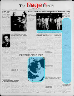Page thumbnail for The Farmville Herald And Farmer Leader