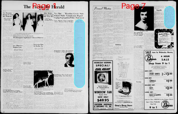 Page thumbnail for The Farmville Herald And Farmer Leader