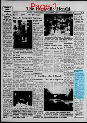 Page thumbnail for The Farmville Herald