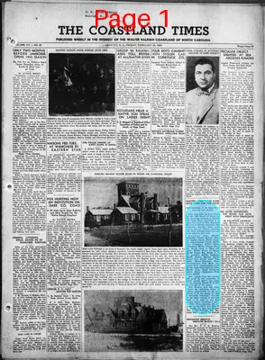 Page thumbnail for The Coastland Times