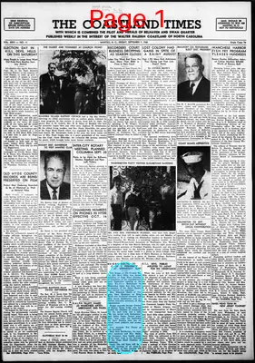 Page thumbnail for The Coastland Times With Which Is Combined The Pilot And Herald Of Belhaven And Swan Quarter