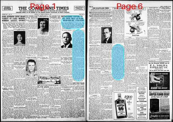 Page thumbnail for The Coastland Times With Which Is Combined The Pilot And Herald Of Belhaven And Swan Quarter