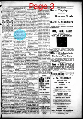 Page thumbnail for The Madison Daily Leader