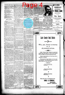 Page thumbnail for The Madison Daily Leader