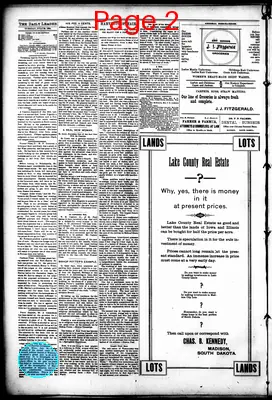 Page thumbnail for The Madison Daily Leader