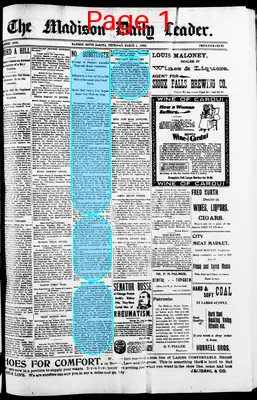 Page thumbnail for The Madison Daily Leader
