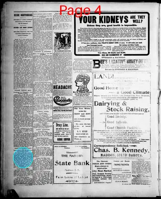 Page thumbnail for The Madison Daily Leader