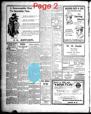 Page thumbnail for The Madison Daily Leader