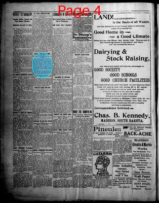 Page thumbnail for The Madison Daily Leader
