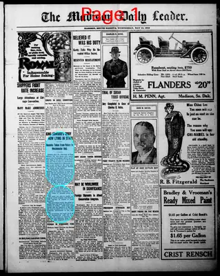 Page thumbnail for The Madison Daily Leader