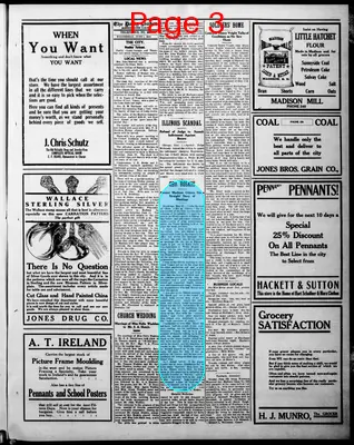Page thumbnail for The Madison Daily Leader