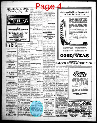 Page thumbnail for The Madison Daily Leader