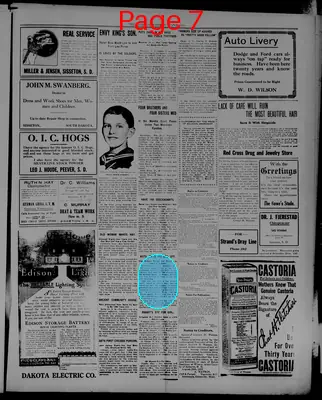 Page thumbnail for The Sisseton Weekly Standard