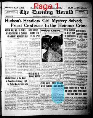 Page thumbnail for The Evening Herald